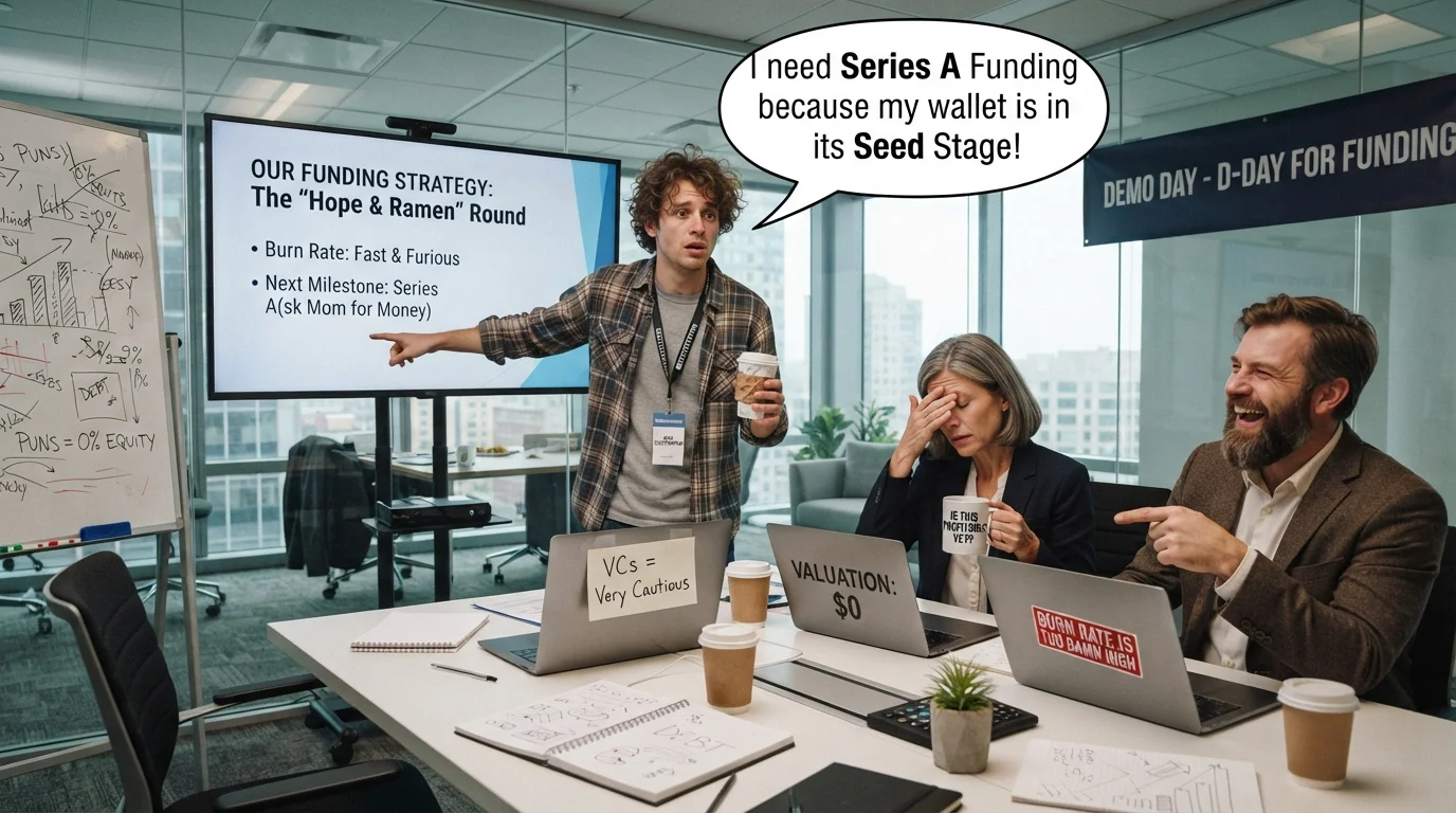 Startup Funding Puns One Liners