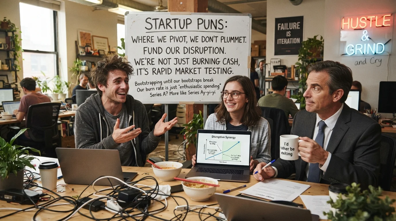 Startup Puns One Liners