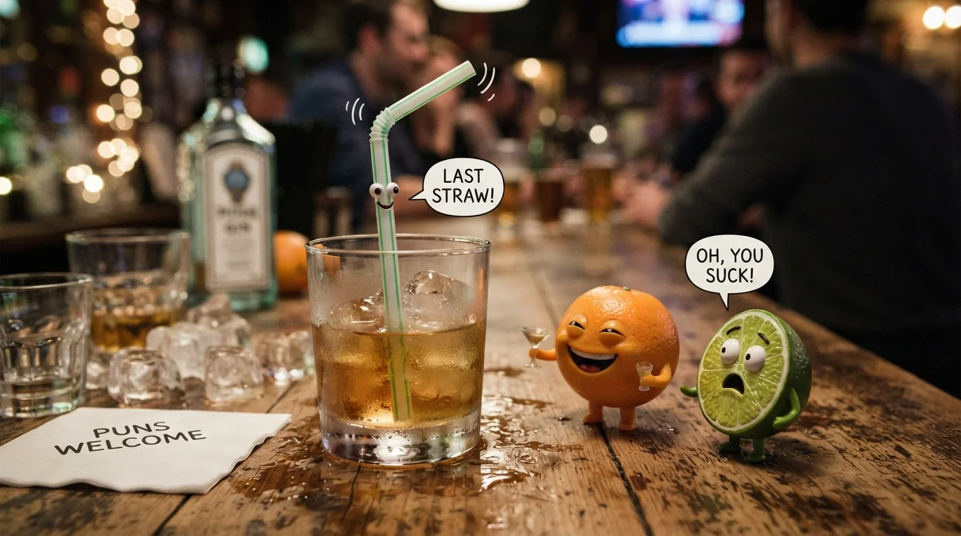 Straw Puns One Liners
