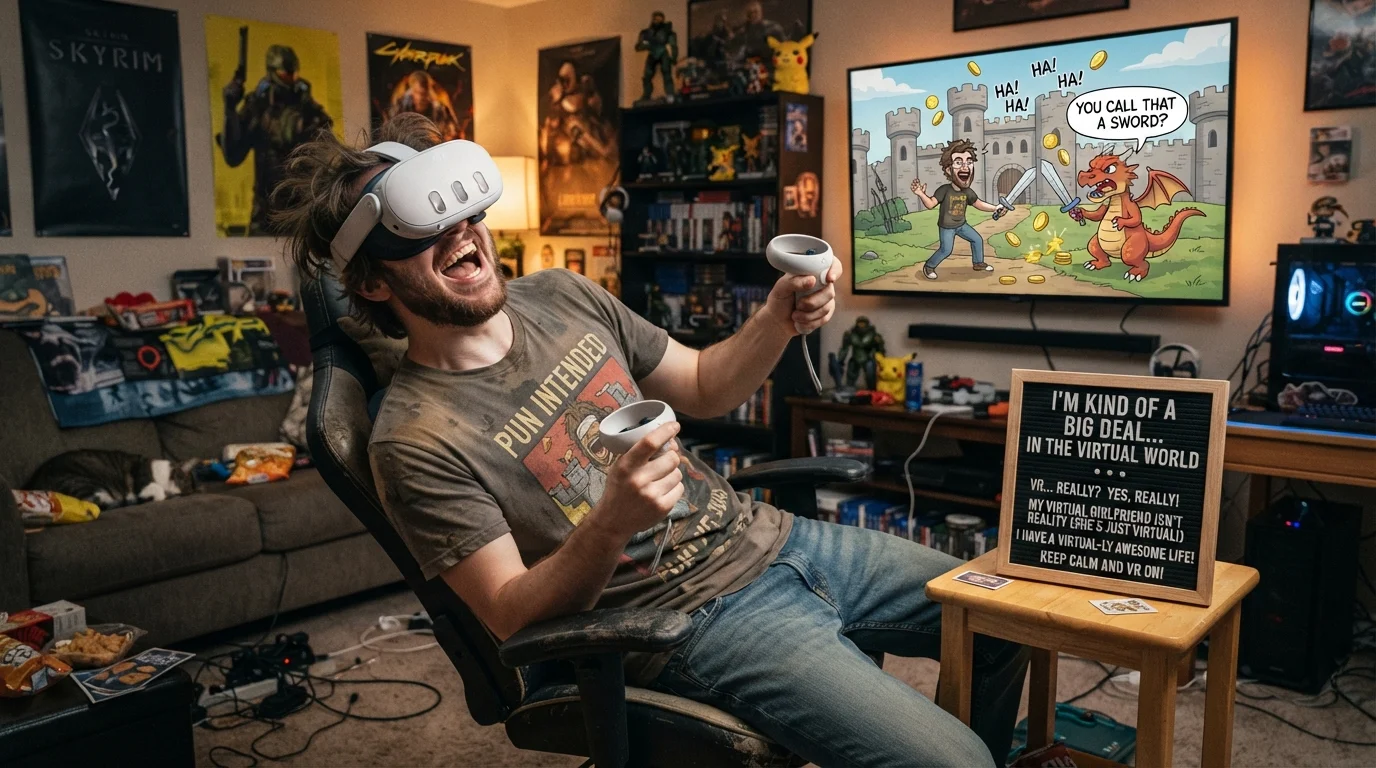 Virtual Reality Puns One Liners