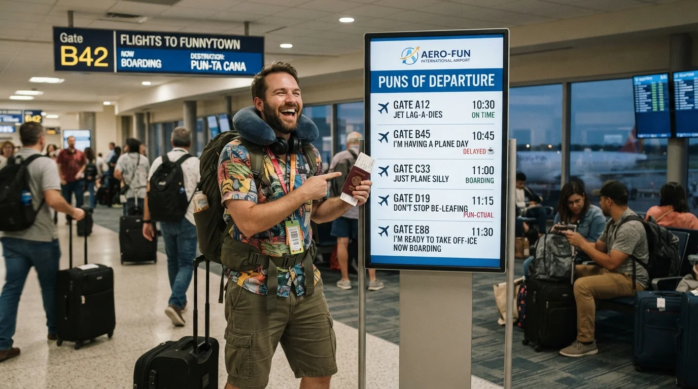 Airport Puns One Liners