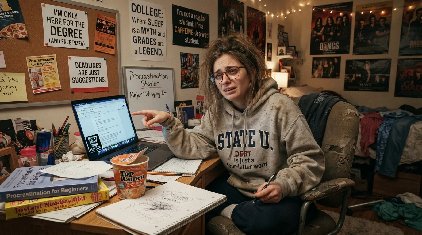 Budget College Life Puns