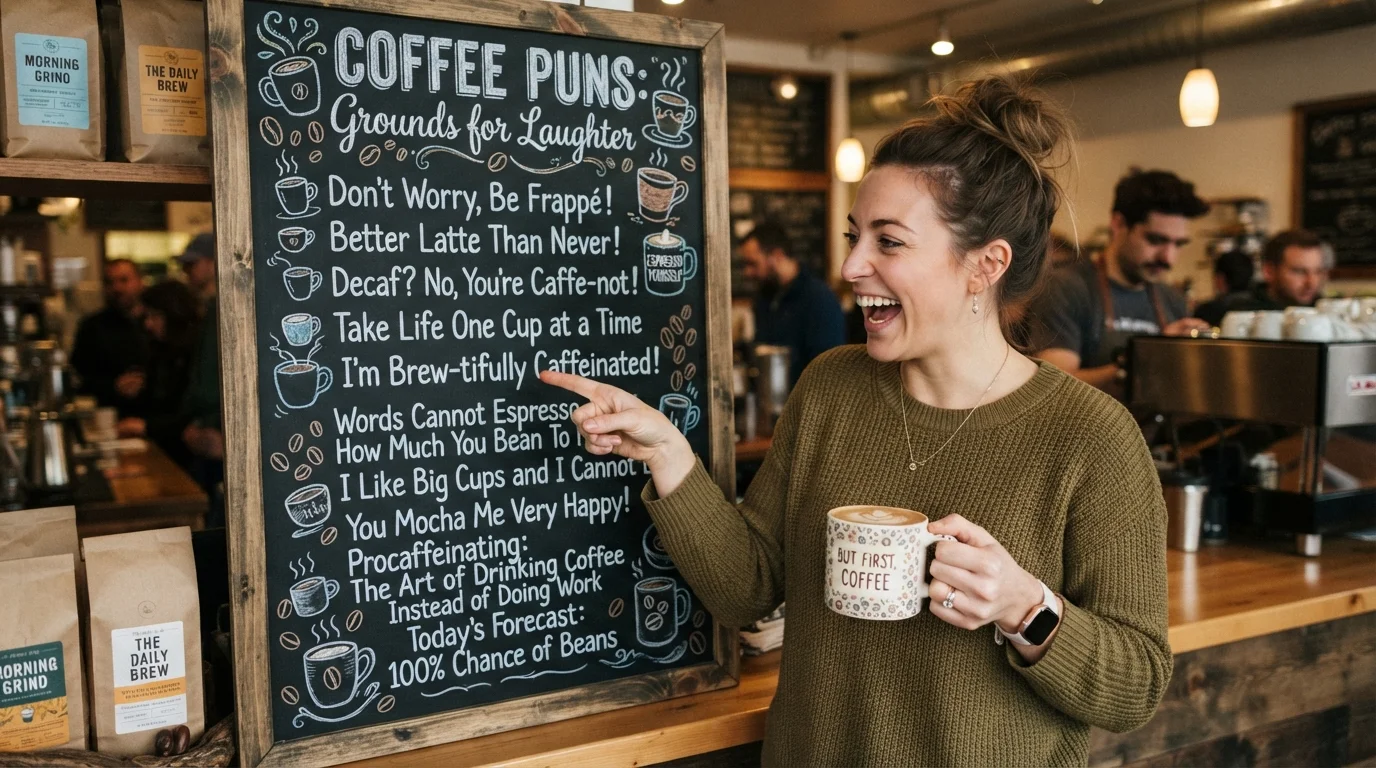 Coffee lover puns one liners