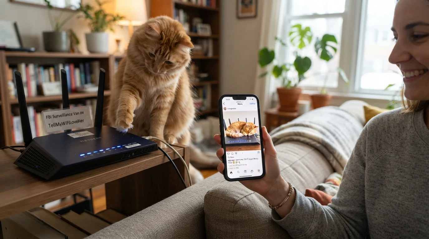 Funny Wi-Fi Captions for Instagram