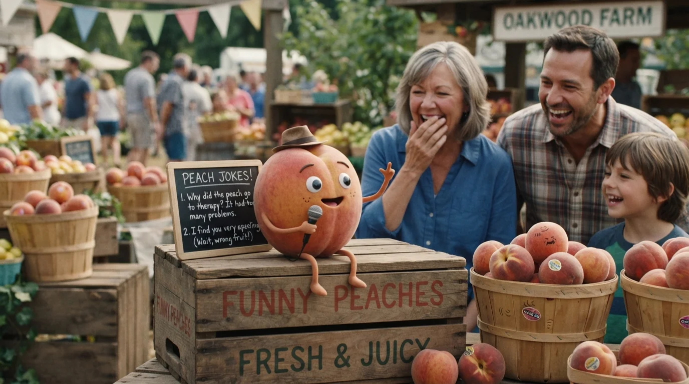 Peach Jokes for Social Media
