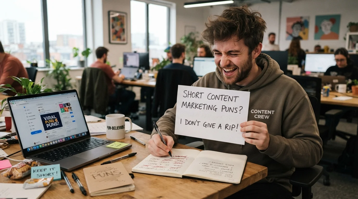 Short Content Marketing Puns