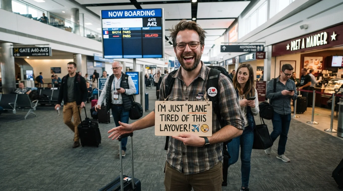 Solo Traveler Airport Puns