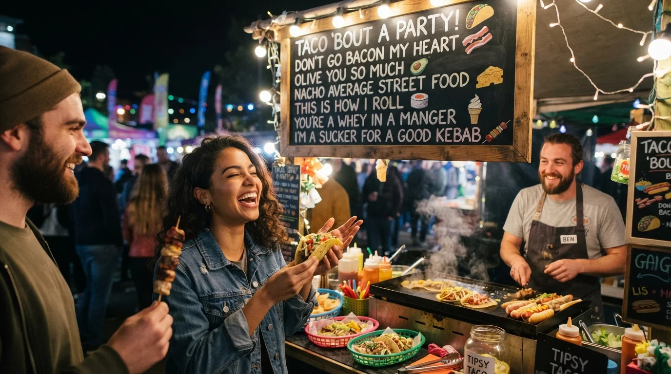 Street food puns one liners