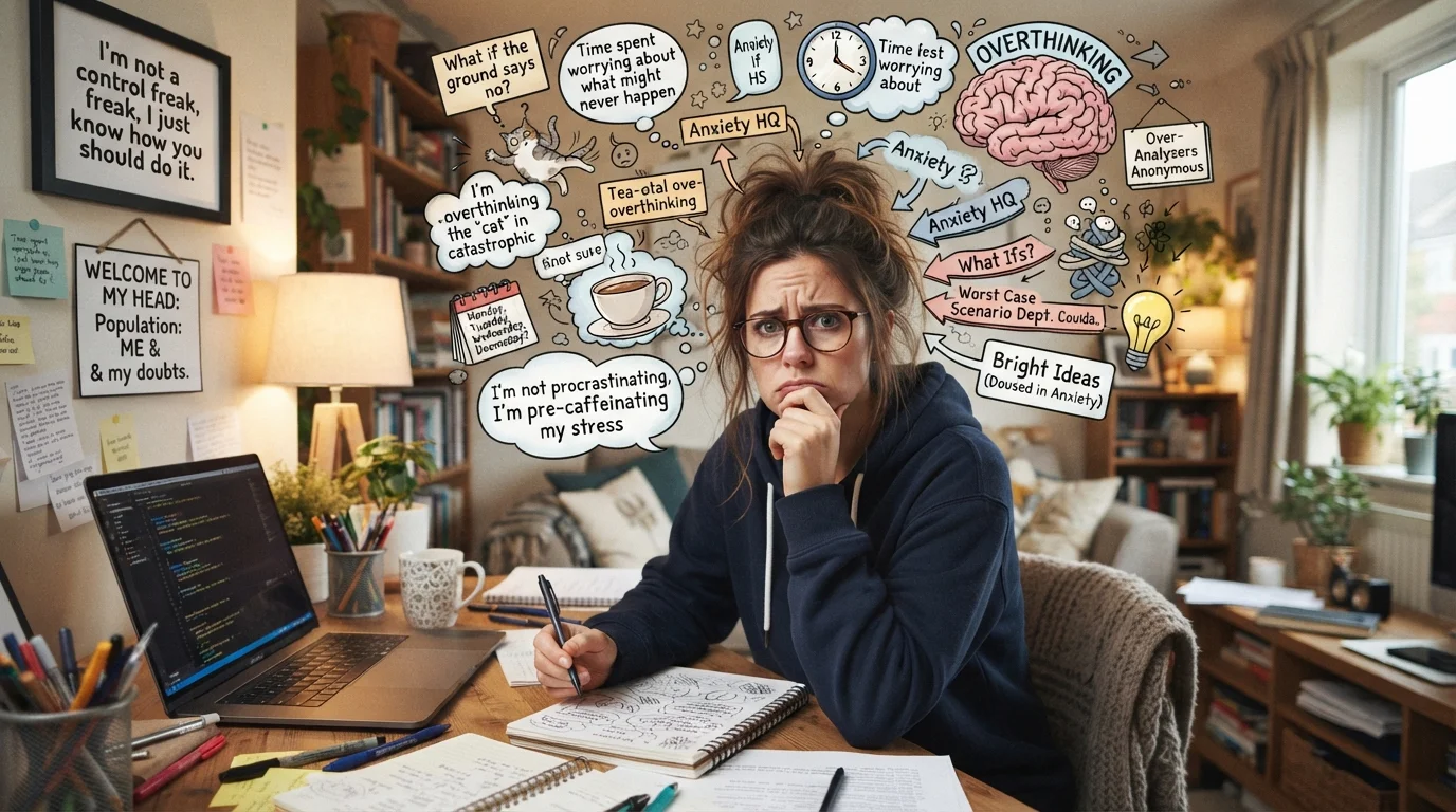 Top Overthinking Puns to Start the Spiral