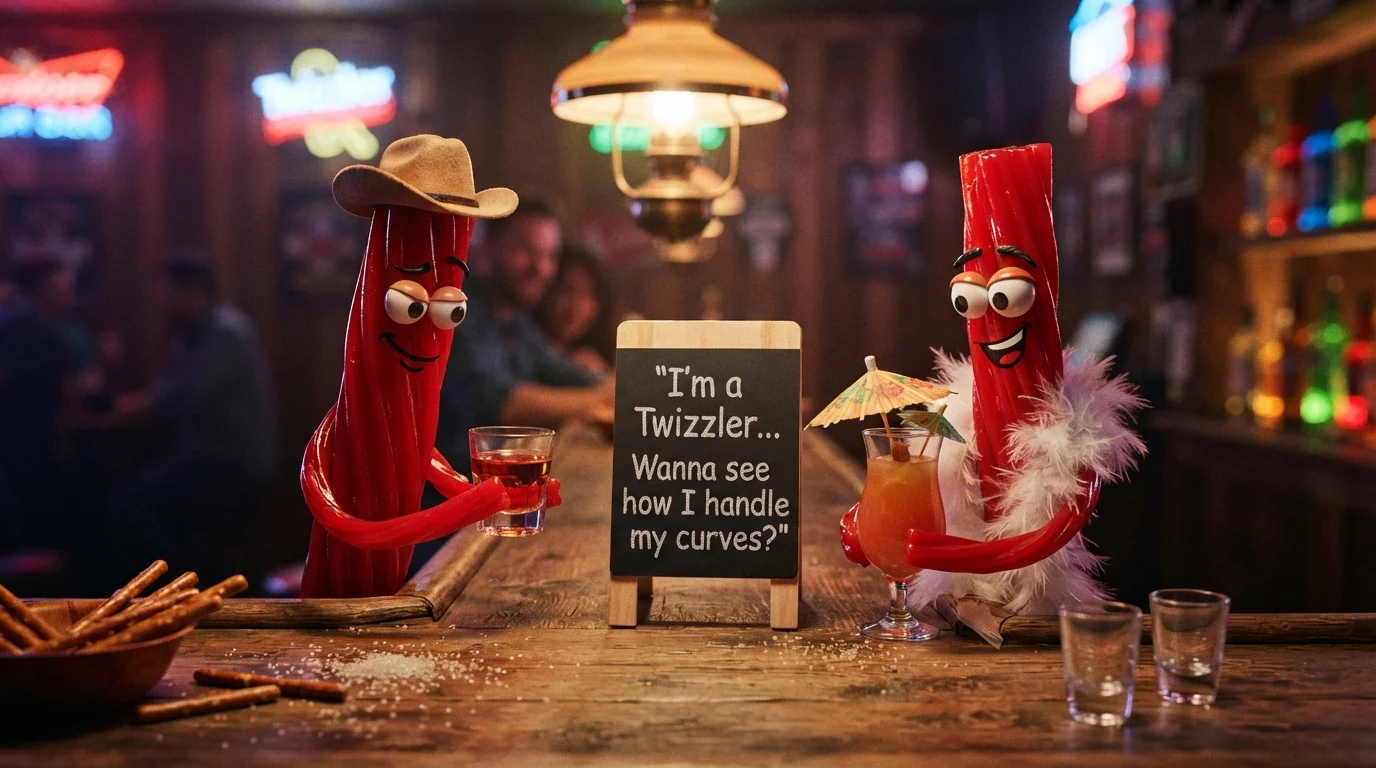 Twizzler Puns One Liners