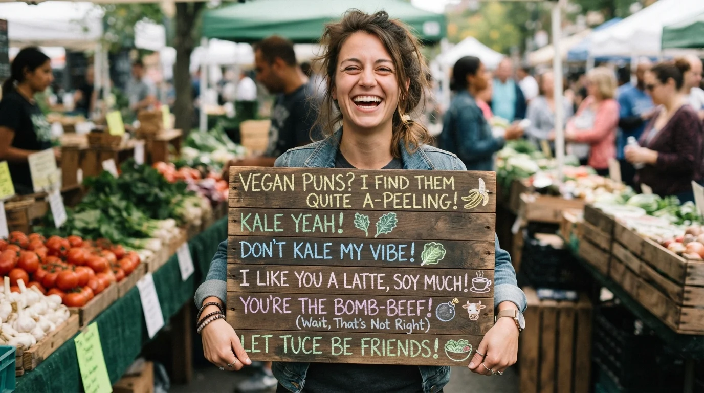 Vegan puns one liners