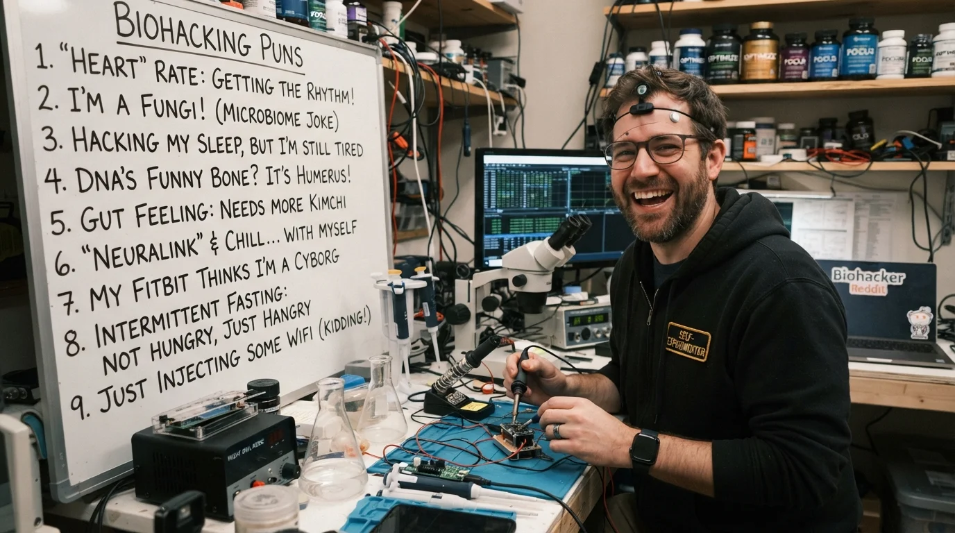 Biohacking Puns One Liners