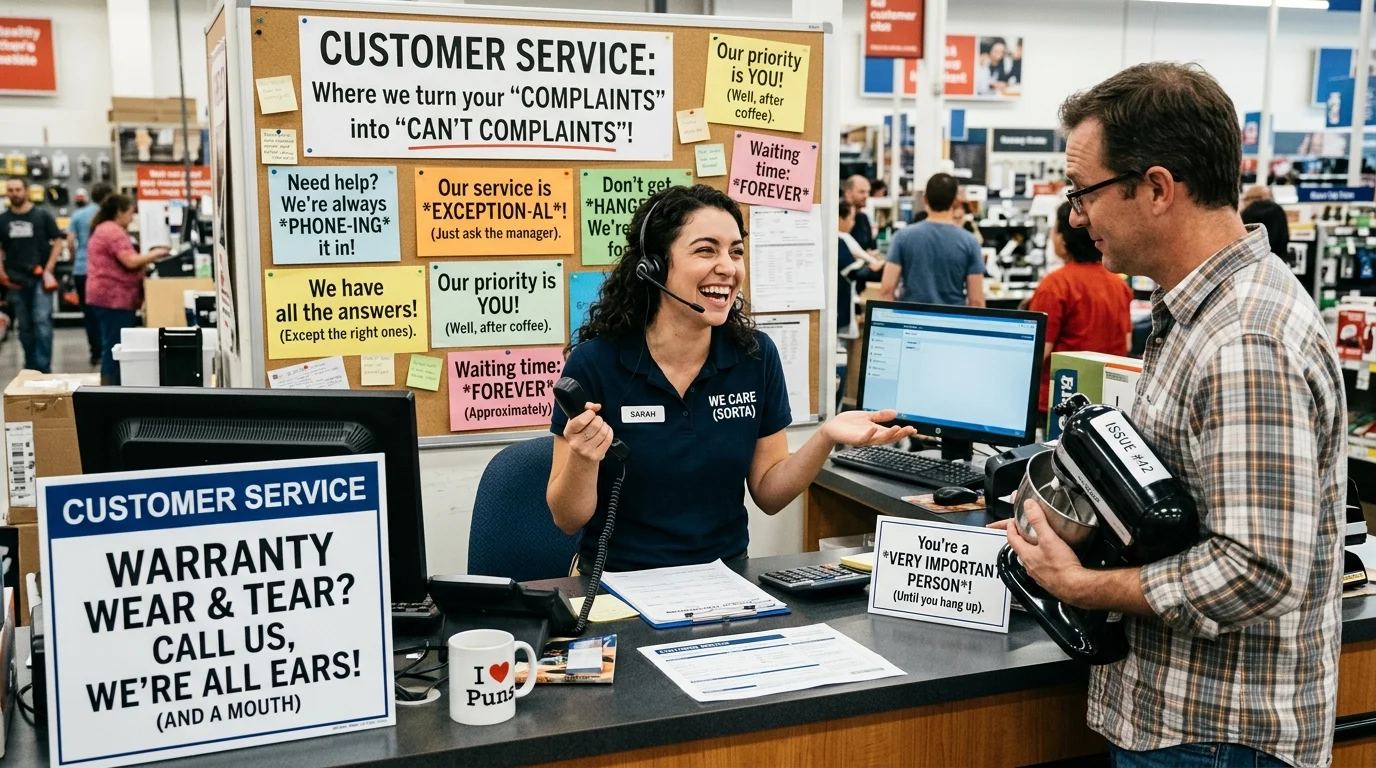 Customer Service Puns One Liners