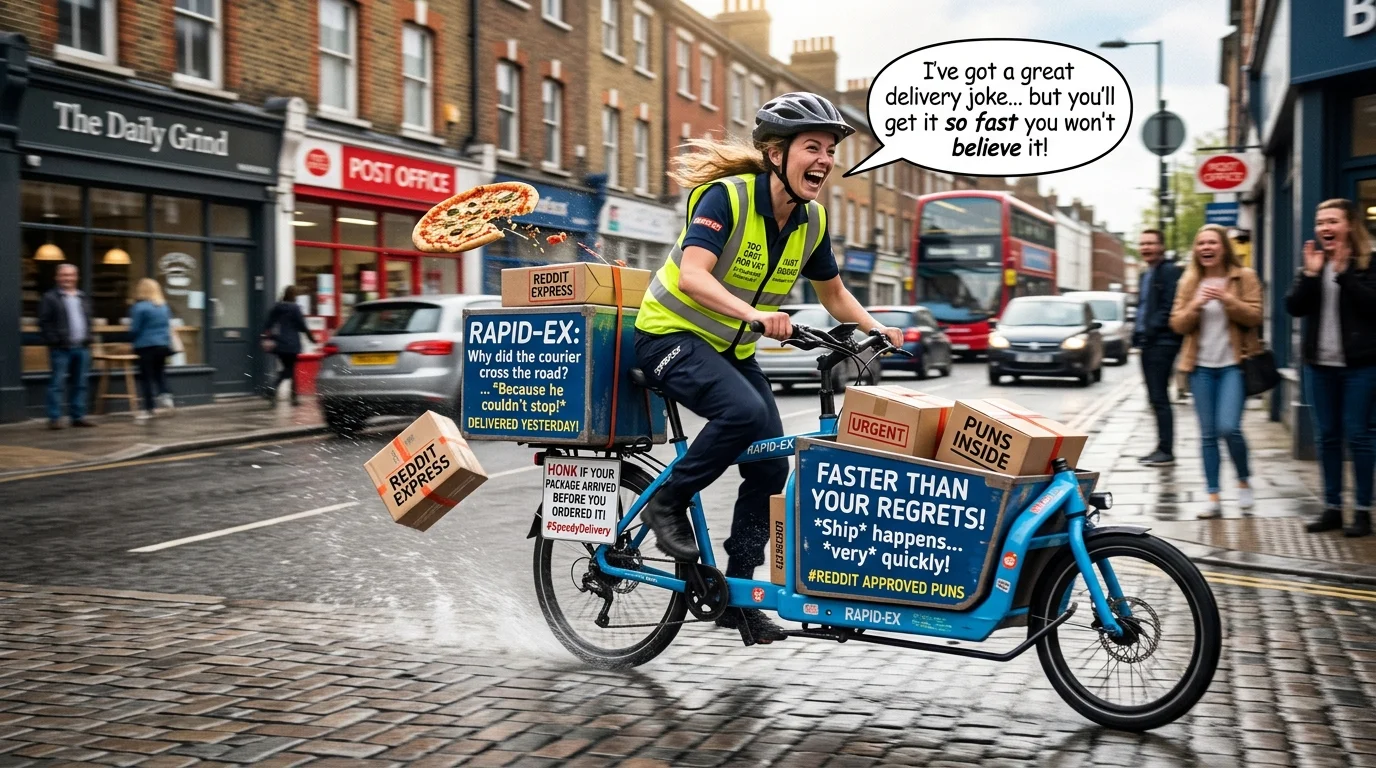Fast Delivery Puns One Liners