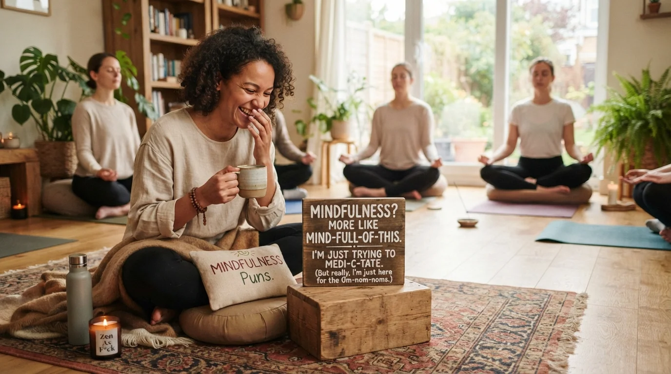 Mindfulness Puns One Liners
